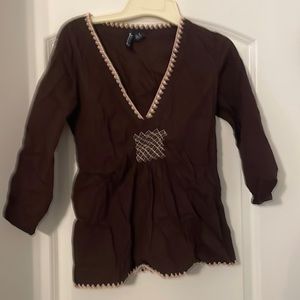 Babydoll brown Architech short in size small.